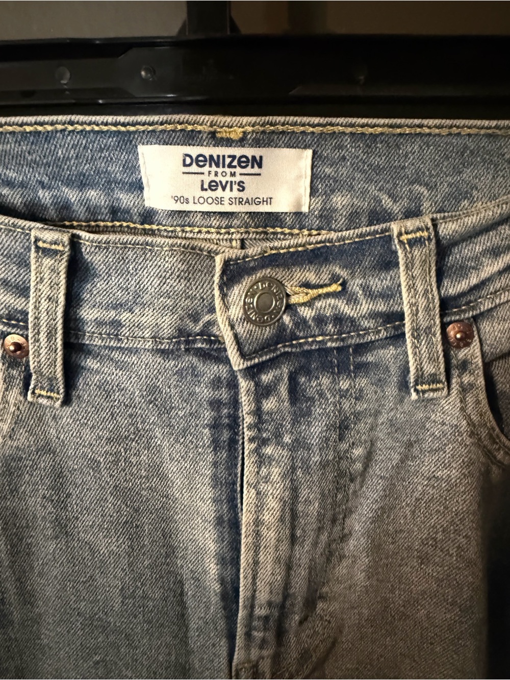 Denizen from Levi's Women's Straight Leg Light Blue Jeans - Picture 3 of 5
